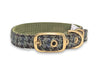 Autumn Houndstooth - Buckle Fastening Luxury Harris Tweed Dog Collar