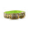 Bibury Lichen - Schnallenverschluss Luxus Abraham Moon Tweed Hundehalsband