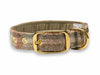 Glen Coe Terracotta - Buckle Fastening Luxury Abraham Moon Tweed Dog Collar