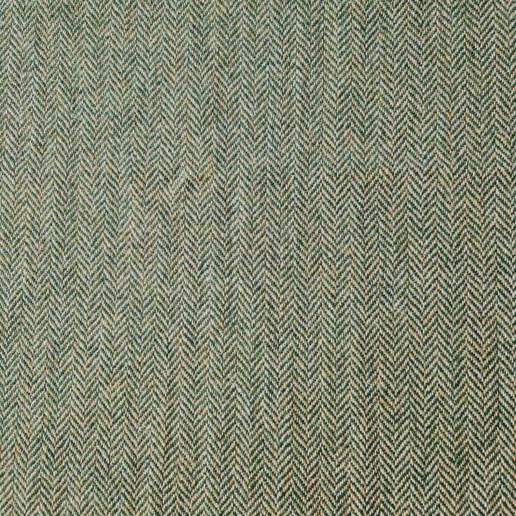 Green Herringbone - Martingale / Half Choke Luxury Dog Collar