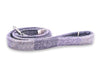 Lavender Block Check Luxury Harris Tweed Dog Lead