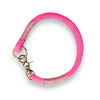 Neon Pink Handmade Rope Dog Collar with Whipping