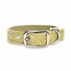 Pear Green - Buckle Fastening Luxury Harris Tweed Dog Collar