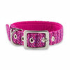 Pink Koana - Buckle Fastening Luxury Harris Tweed Dog Collar