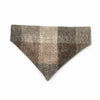 Stone Check Luxury Harris Tweed Dog Bandana