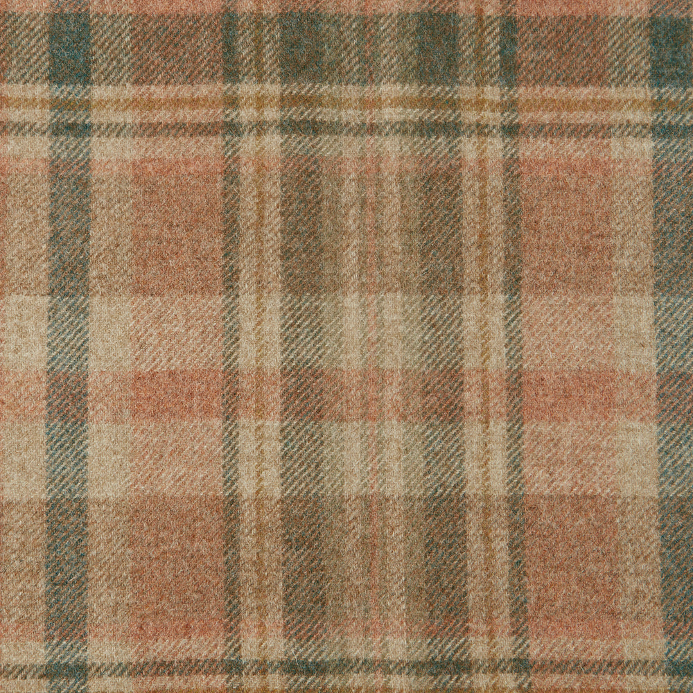 Glen Coe Terracotta - Buckle Fastening Luxury Abraham Moon Tweed Dog Collar - Collared Creatures LTD