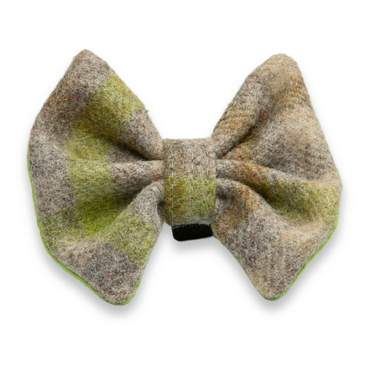 Abraham Moon Bibury-Lichen Harris Tweed Hundefliege - handgefertigt und ideal für Hochzeiten oder das tägliche Tragen