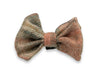 Abraham Moon Glen Coe Terracotta Luxury Dog Bow Tie