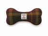 Harris Tweed Dog Bone Toy Autumnal Check