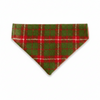 Christmas Check Luxury Harris Tweed Dog Bandana