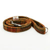 Herbstliche Check Luxus Harris Tweed Hundeleine