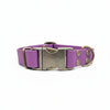 Grape Waterproof Biothane Metal Clasp Dog Collar