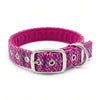 Pink Koana - Buckle Fastening Luxury Harris Tweed Dog Collar