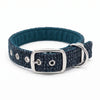 Teal With a Touch of Blue - Buckle Fastening Luxury Harris Tweed Dog Collar