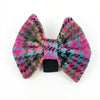Kaleidoscope Houndstooth Tweed Dog Bow Tie