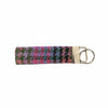 Kaleidoscope Houndstooth Luxury Tweed Keyring | Key Fob