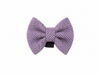 Lilac & Blue Herringbone Luxury Harris Tweed Dog Bow Tie