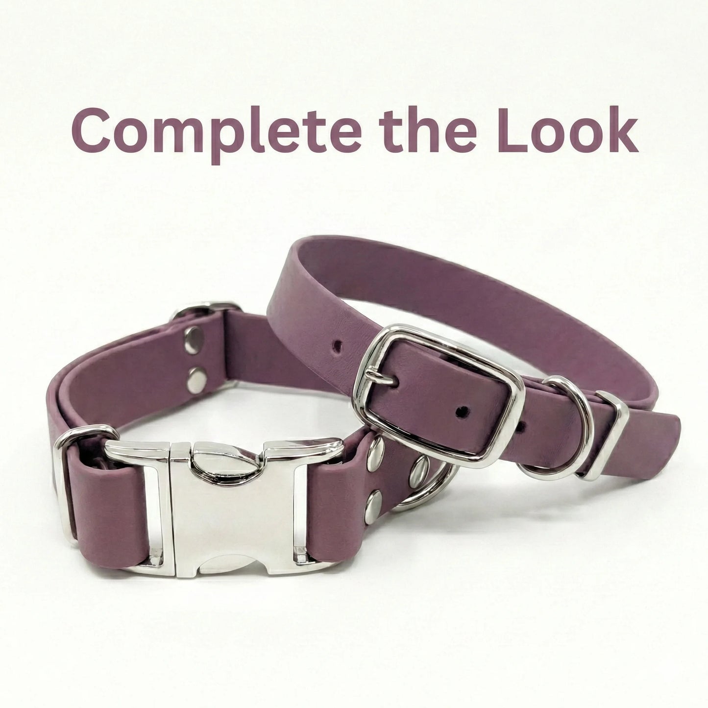 Mauve Waterproof Biothane Dog Lead - Collared Creatures LTD