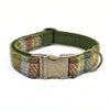 Moorland Country check Tweed Dog Collar