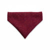 Raspberry & Coral Herringbone Luxury Harris Tweed Dog Bandana