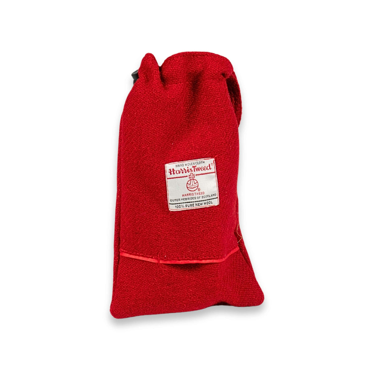 Simply Red Harris Tweed Hundeleckerli-Tasche mit integriertem Kotbeutelspender