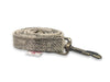 Stone Check Luxury Harris Tweed Dog Lead