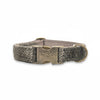 Stone Check Luxury Harris Tweed Hundehalsband