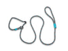 Tartan Grey & Blue Handmade Rope Slip or Clip Lead