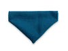 Teal Herringbone Luxury Harris Tweed Dog Bandana