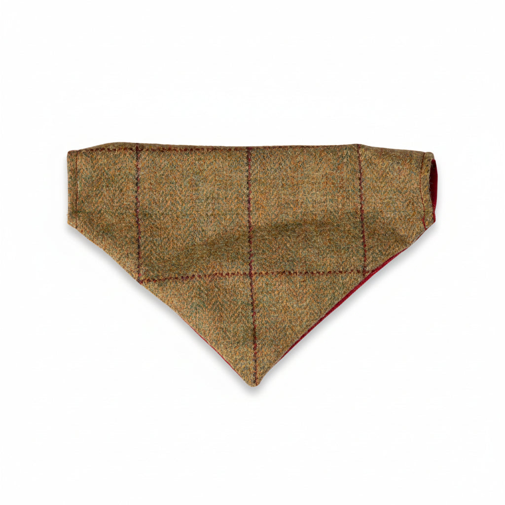 Yorkshire Tweed dog bandana