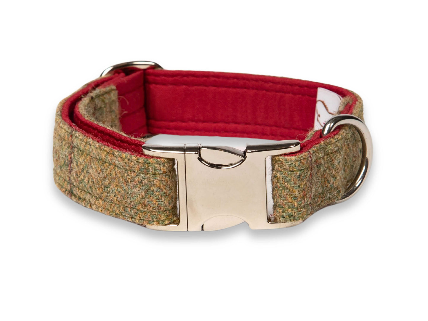 Yorkshire Tweed Handmade Luxury Dog Collar – Durable Wool Dog Collar UK, Matching Lead & Bow Tie Available
