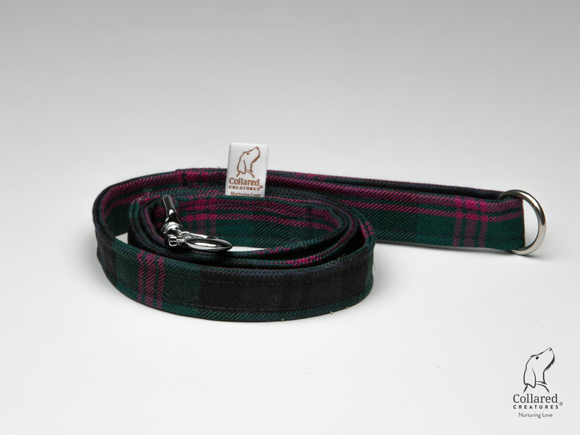 Baird Modern Tartan Luxury Dog Lead Collared Creatures LTD