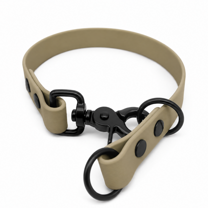 Beige Waterproof Biothane Slip Dog Collar
