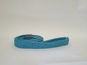 Turquoise Fleck Luxury Harris Tweed Dog Lead