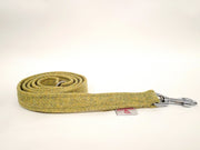 Collared Creatures Pear Green Luxury Harris Tweed Dog Lead