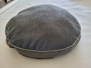 Green Tweed Luxury Dog Cave Bed with removable Firm hood