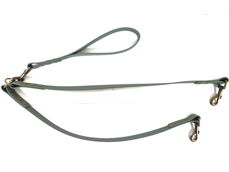 Country Green Waterproof / Biothane Dog Split Lead