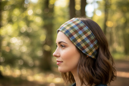 Moorland Country check Tweed Dog Collar