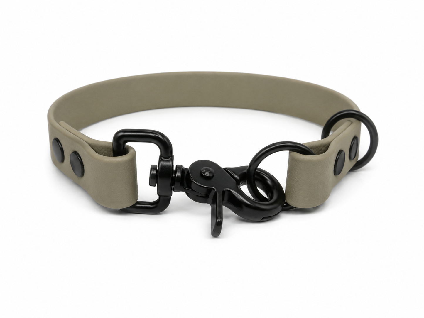Olive Waterproof Biothane Slip Dog Collar