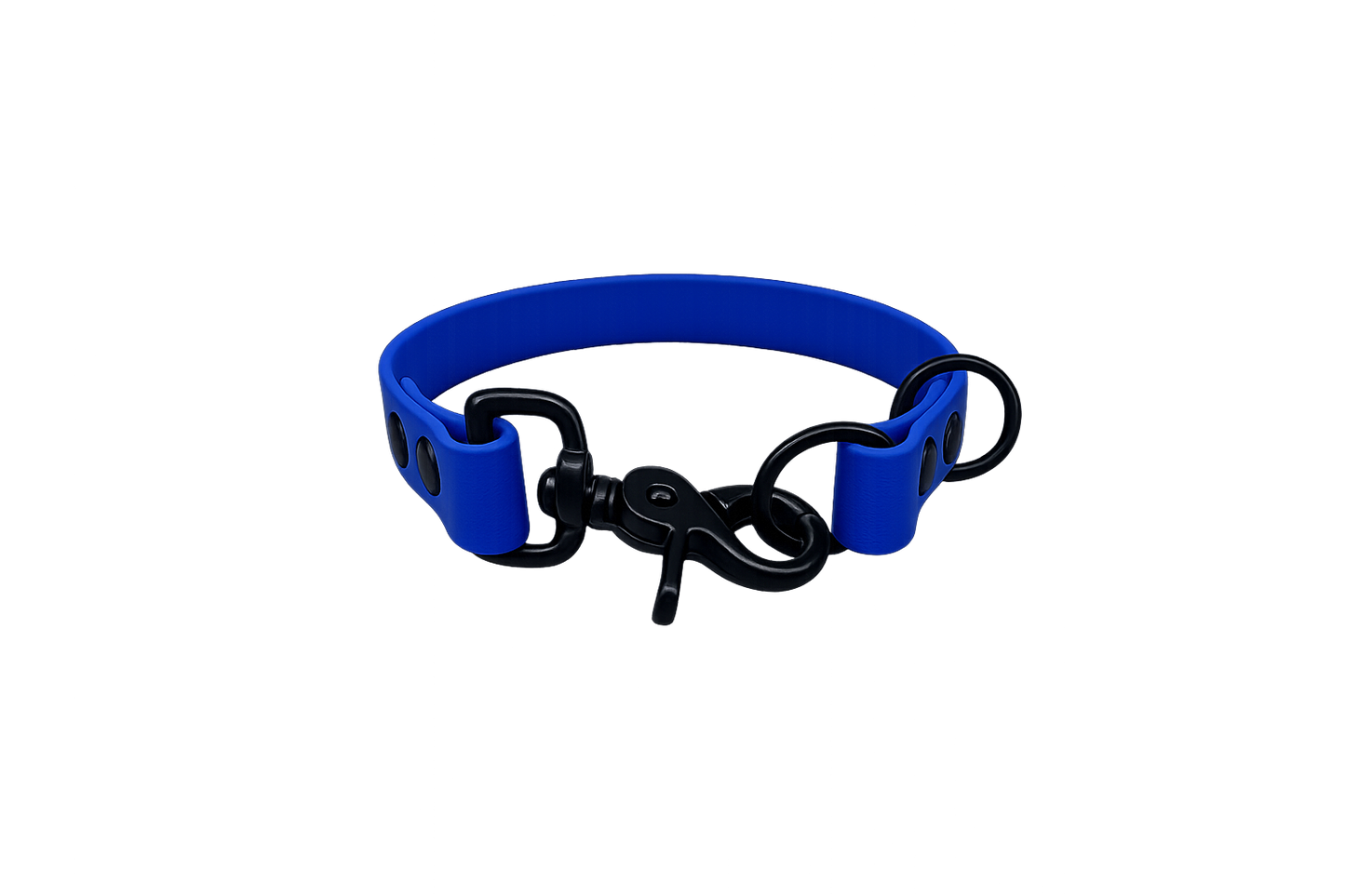 Electric Blue Waterproof Biothane Slip Dog Collar