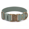 Country Green 38mm Wide Waterproof Biothane Metal Clasp Dog Collar