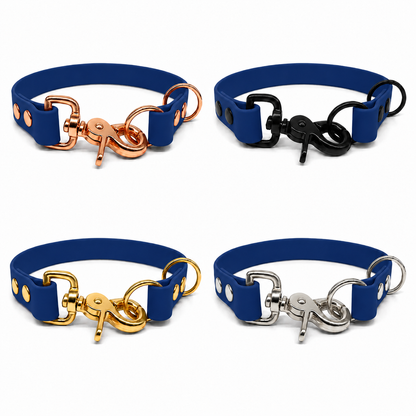 Navy Waterproof Biothane Slip Dog Collar