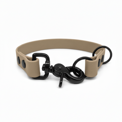Beige Waterproof Biothane Slip Dog Collar