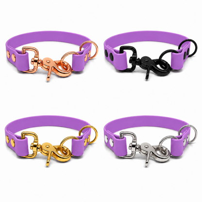 Amethyst Waterproof Biothane Slip Dog Collar