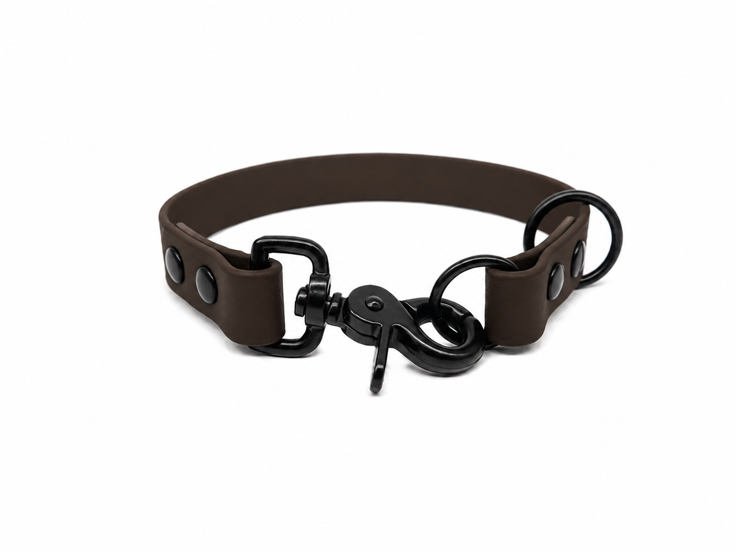 Dark Brown Waterproof Biothane Slip Dog Collar
