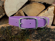 Amethyst Waterproof Biothane Dog Collar Handmade in Yorkshire