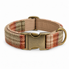 Abraham Moon Threshfield Agate check Luxury Dog Collar