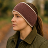 Abraham Moon Rouge Red Ladies Tweed Headband