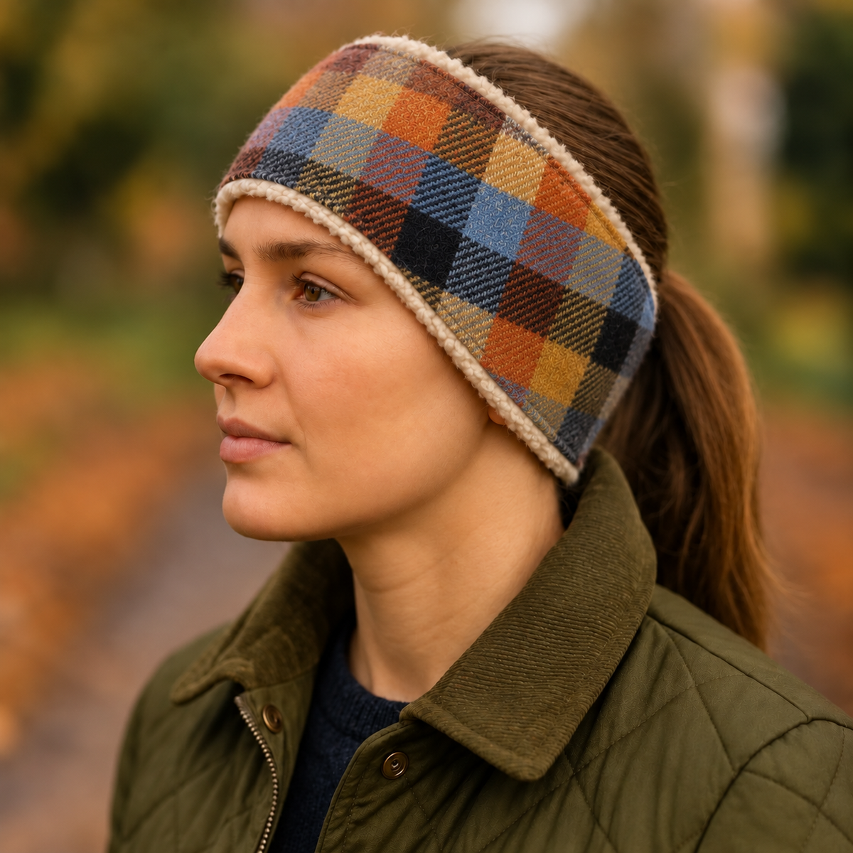 Highland Ember Tweed Dog Collar