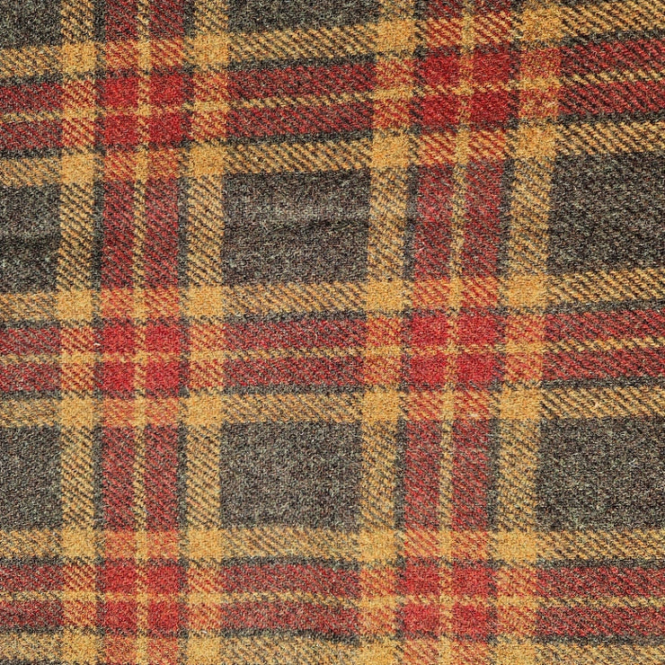Autumnal Check Luxury Harris Tweed Dog Collar